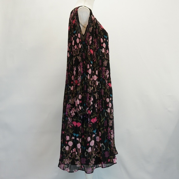 INC Chiffon Floral Cold Shoulder Shift Dress 3X - Picture 3 of 8